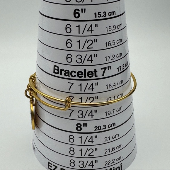 Alex and Ani Wanderlust Gold Tone Expandable Bangle Bracelet 2017 - Picture 3 of 4
